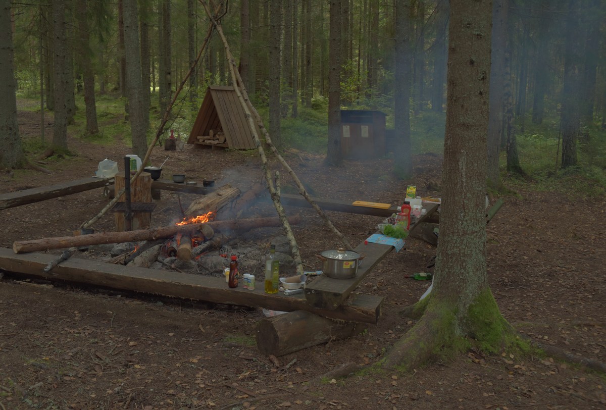  Закрытие сезона, костровое место лесных братьев (metsavenna lõkkekoht).