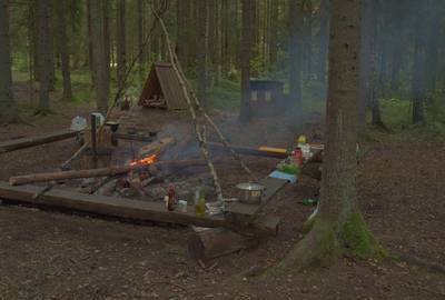 Закрытие сезона, костровое место лесных братьев (metsavenna lõkkekoht)