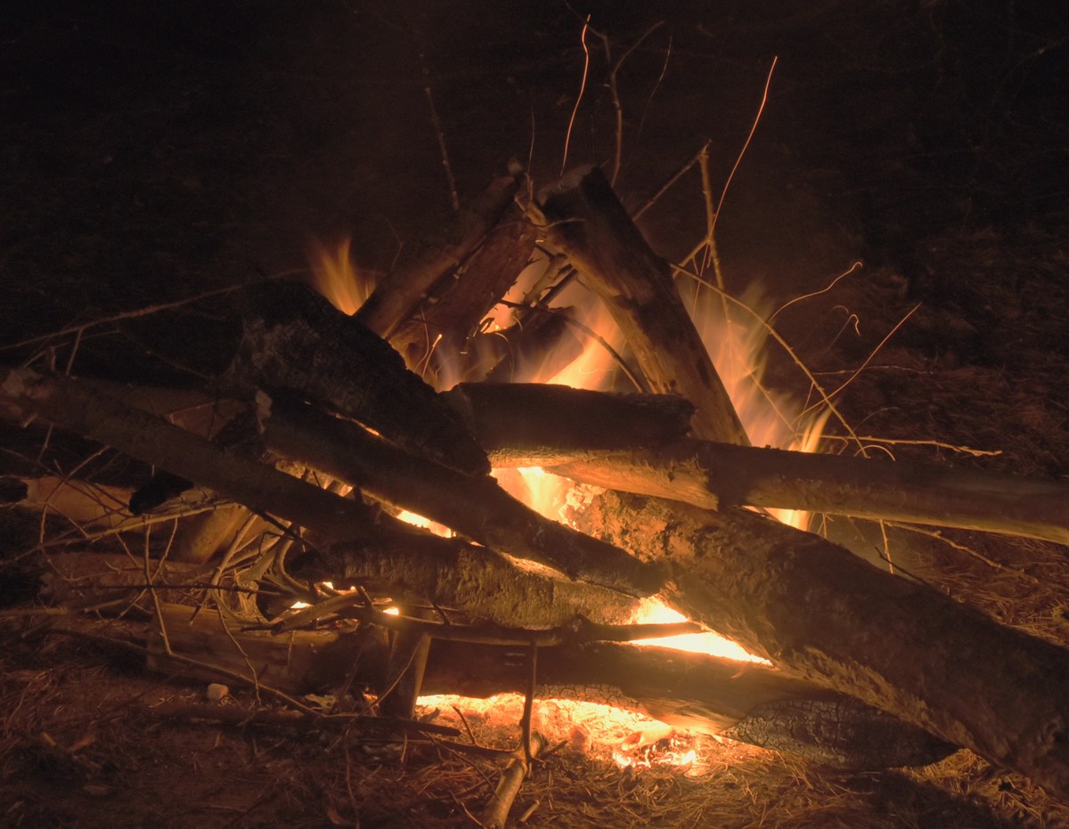 Костёр новогодний. Новый год на природе, Палдиски.
