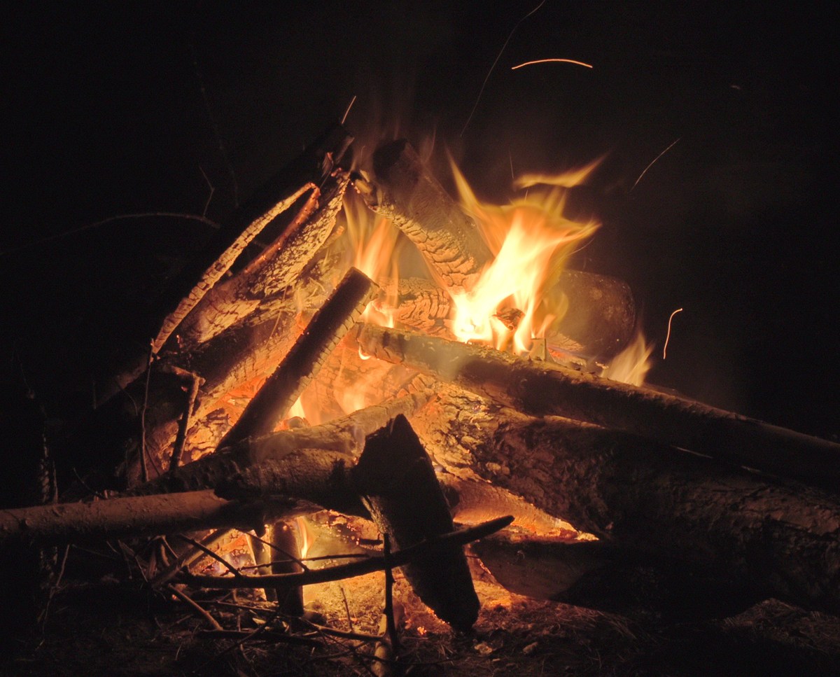 Костёр новогодний. Новый год на природе, Палдиски.