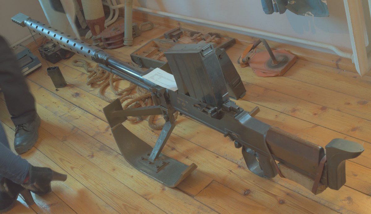 Пулемёт на лыжах. Музей Освободительной войны в Лагеди.