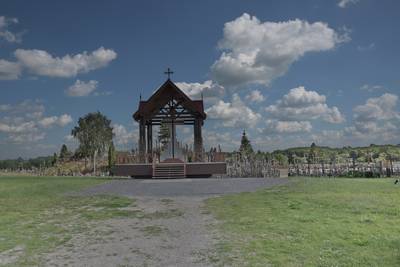 Литва, гора крестов.