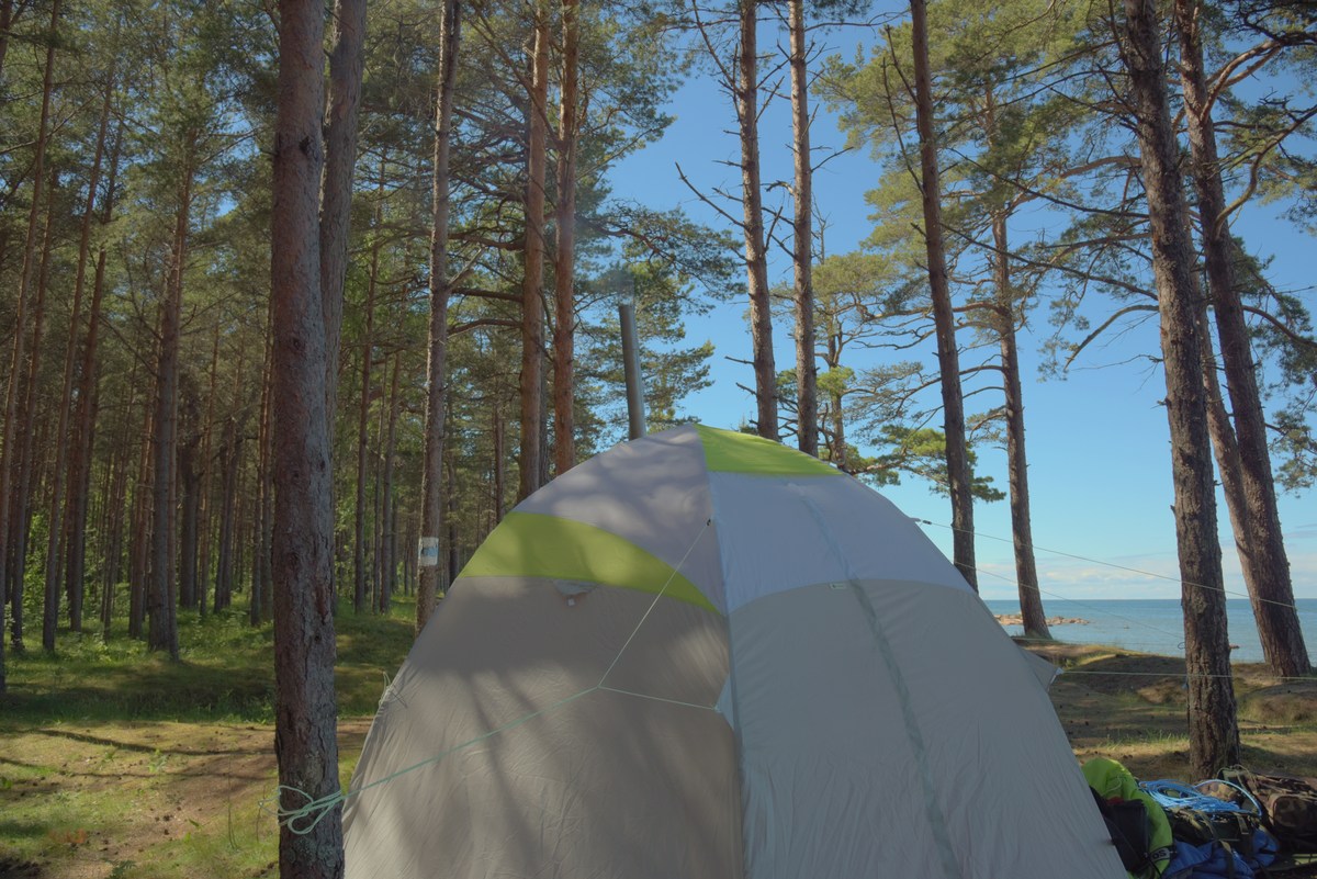 Палатка-баня LOTOS 5 Heat Valve. Пикник под Палдиски 2017.