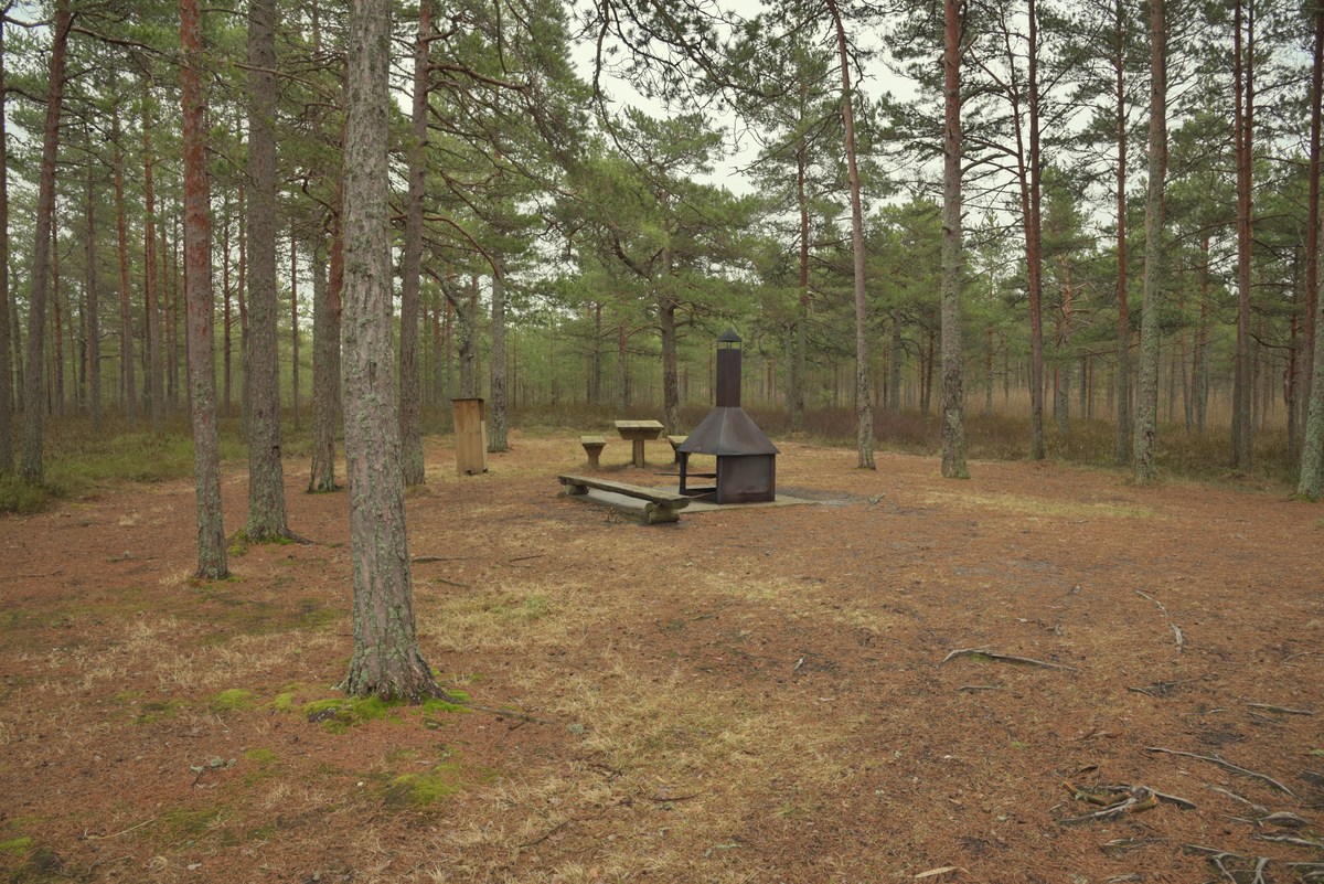  Место для костра Тянавярве.