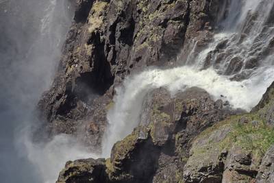 Водопад в Норвегии Ворингфоссен, Vøringfossen.
