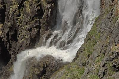 Водопад в Норвегии Ворингфоссен, Vøringfossen.
