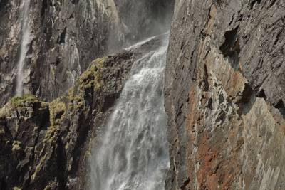 Водопад в Норвегии Ворингфоссен, Vøringfossen.