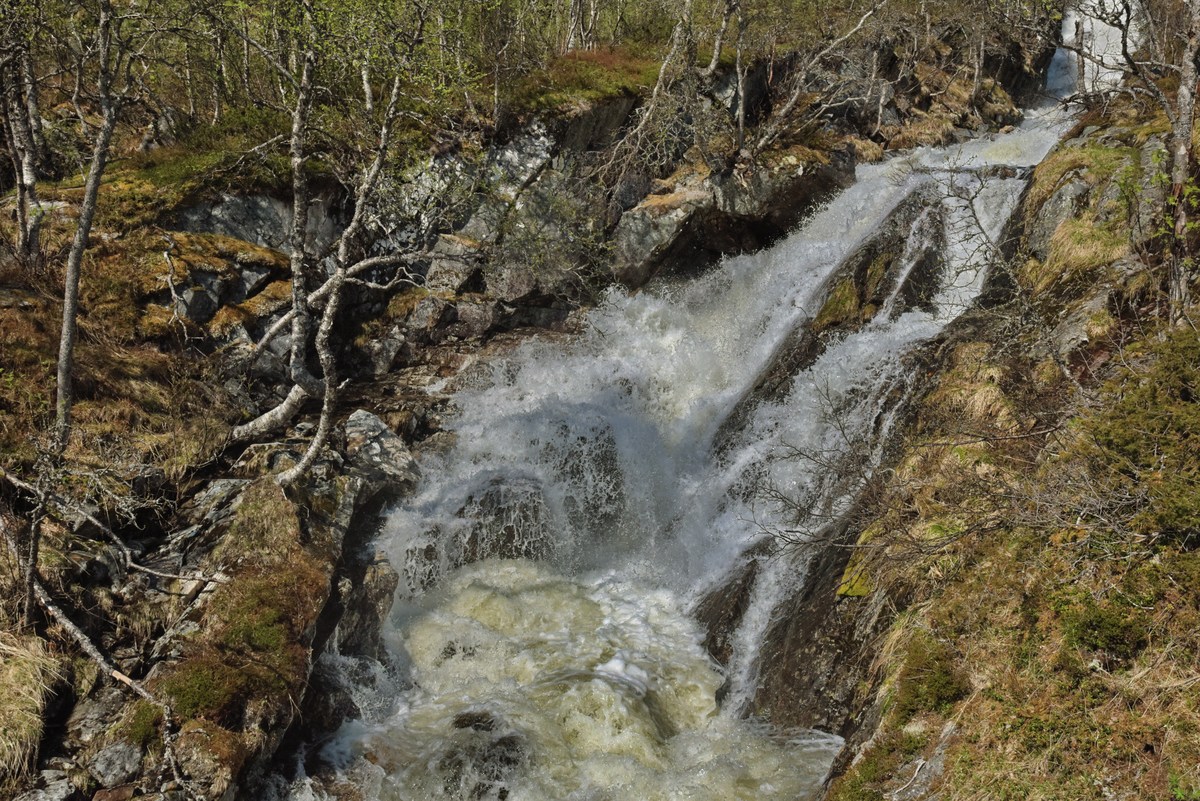  Водопад в Норвегии Ворингфоссен.