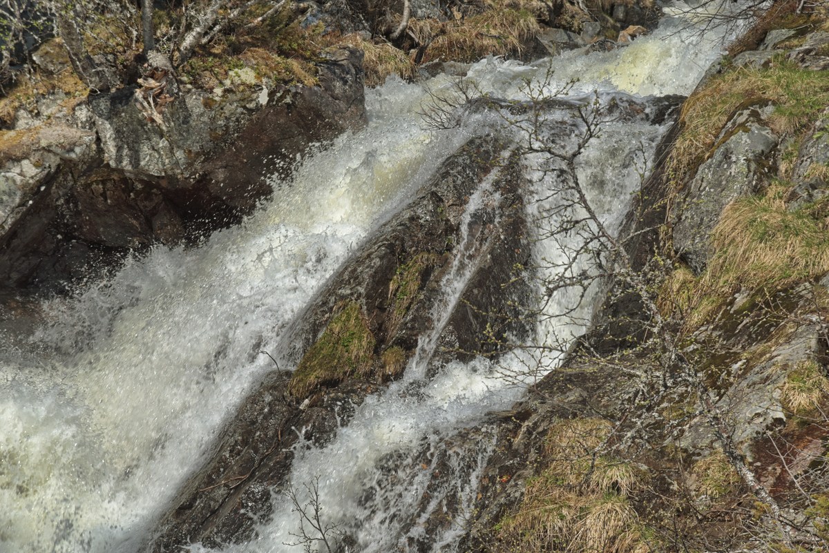  Водопад в Норвегии Ворингфоссен.