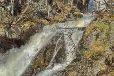 Водопад в Норвегии Ворингфоссен, Vøringfossen.