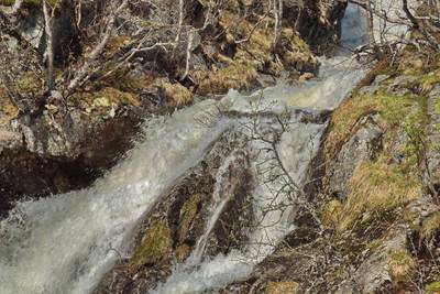 Водопад в Норвегии Ворингфоссен, Vøringfossen.