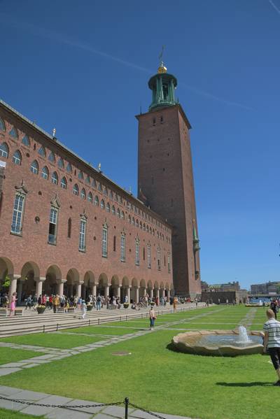 Стокгольм, здание нобелевского комитета.