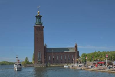 Стокгольм, здание нобелевского комитета.