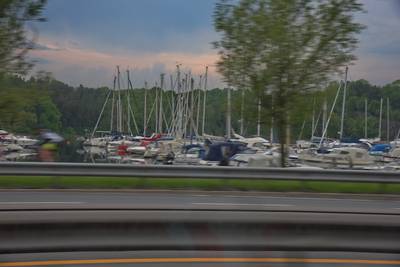 Норвегия. Вид из окна машины.