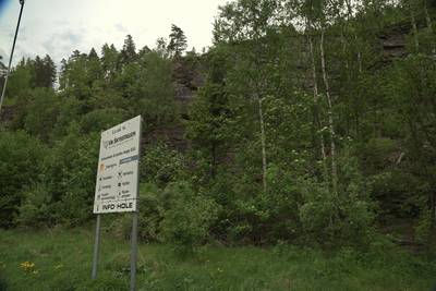 Норвегия. Вид из окна машины.