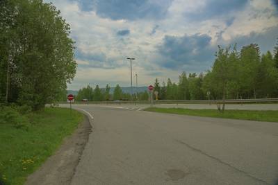 Норвегия. Вид из окна машины.