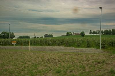 Норвегия. Вид из окна машины.