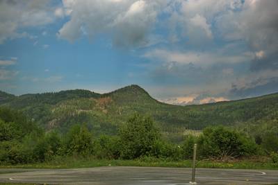 Норвегия. Вид из окна машины.