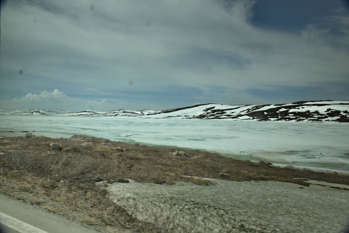  Норвегия. Едем через перевал. 