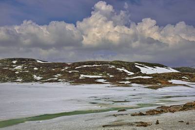 Норвегия. Едем через перевал.