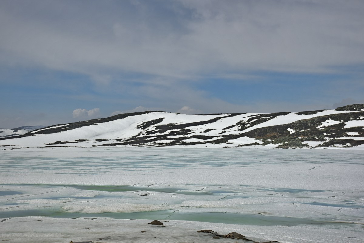  Норвегия. Едем через перевал. 