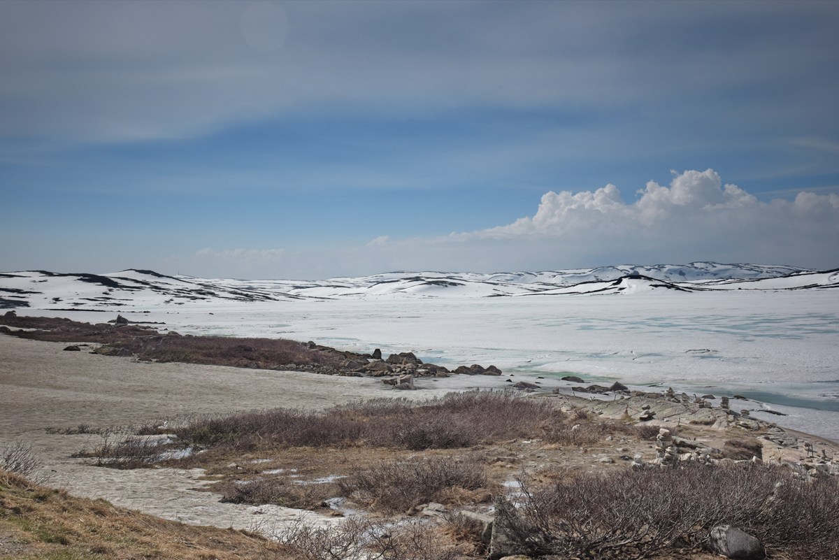  Норвегия. Едем через перевал. 