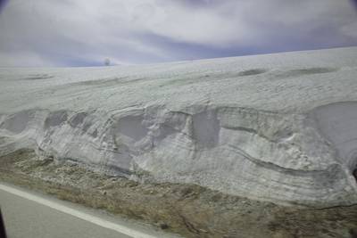 Норвегия. Едем через перевал.