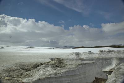 Норвегия. Едем через перевал.