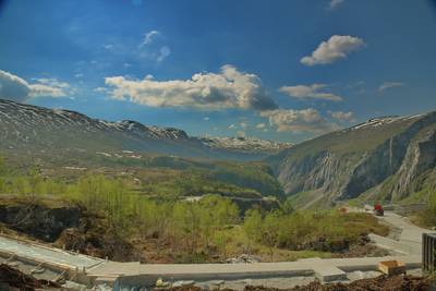 Норвегия. Едем через перевал.