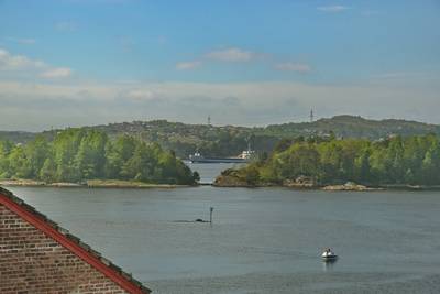 Пейзажи Норвегии. Пригород Бергена.