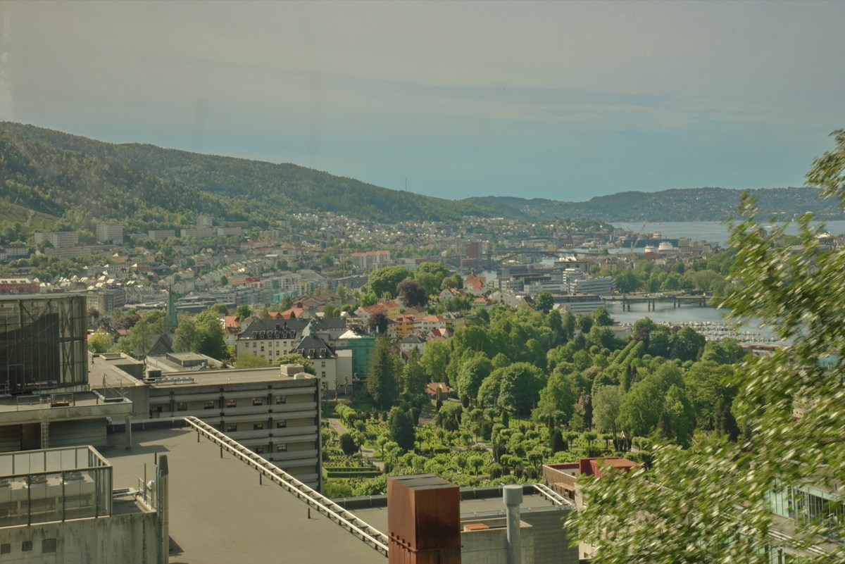  Норвегия, Берген, на горе.