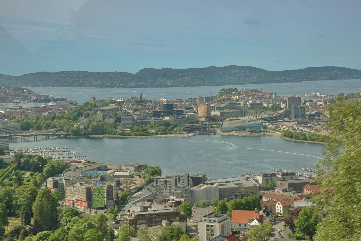  Норвегия, Берген, на горе.