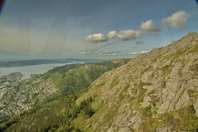 Норвегия, Берген, на горе