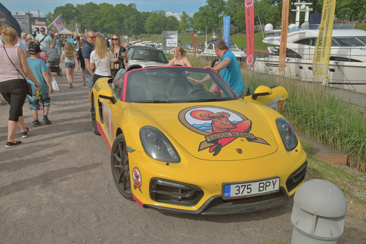 Порше - Porsche. Pärnu Grillfest 2017. Грильфест в городе Пярну 2017.