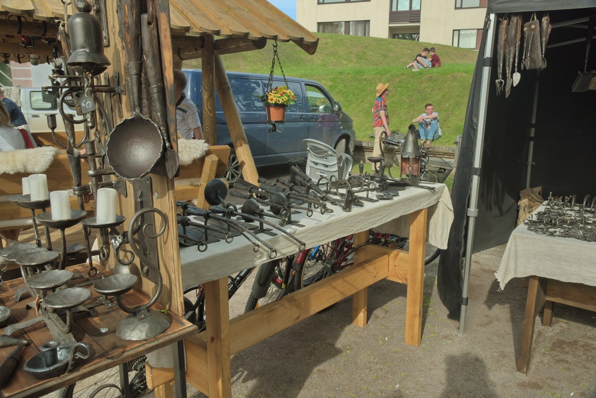 Кузнечная работа на продажу. Pärnu Grillfest 2017. Грильфест в городе Пярну 2017.