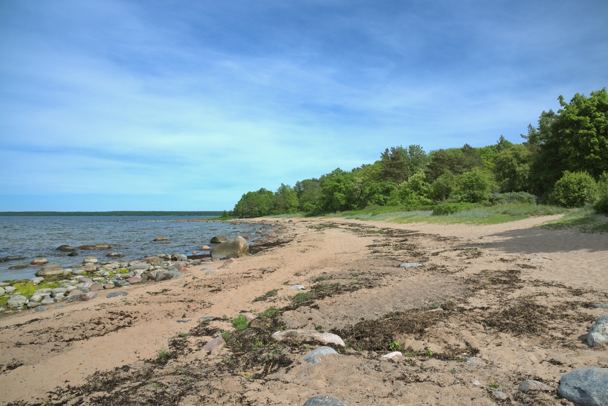 Берег. Место для палаток тситре (Tsitre telkimisala).