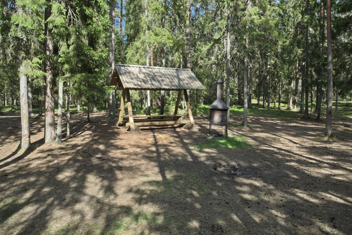  Место для костра Ныммевески, Nõmmeveski lõkkekoht.