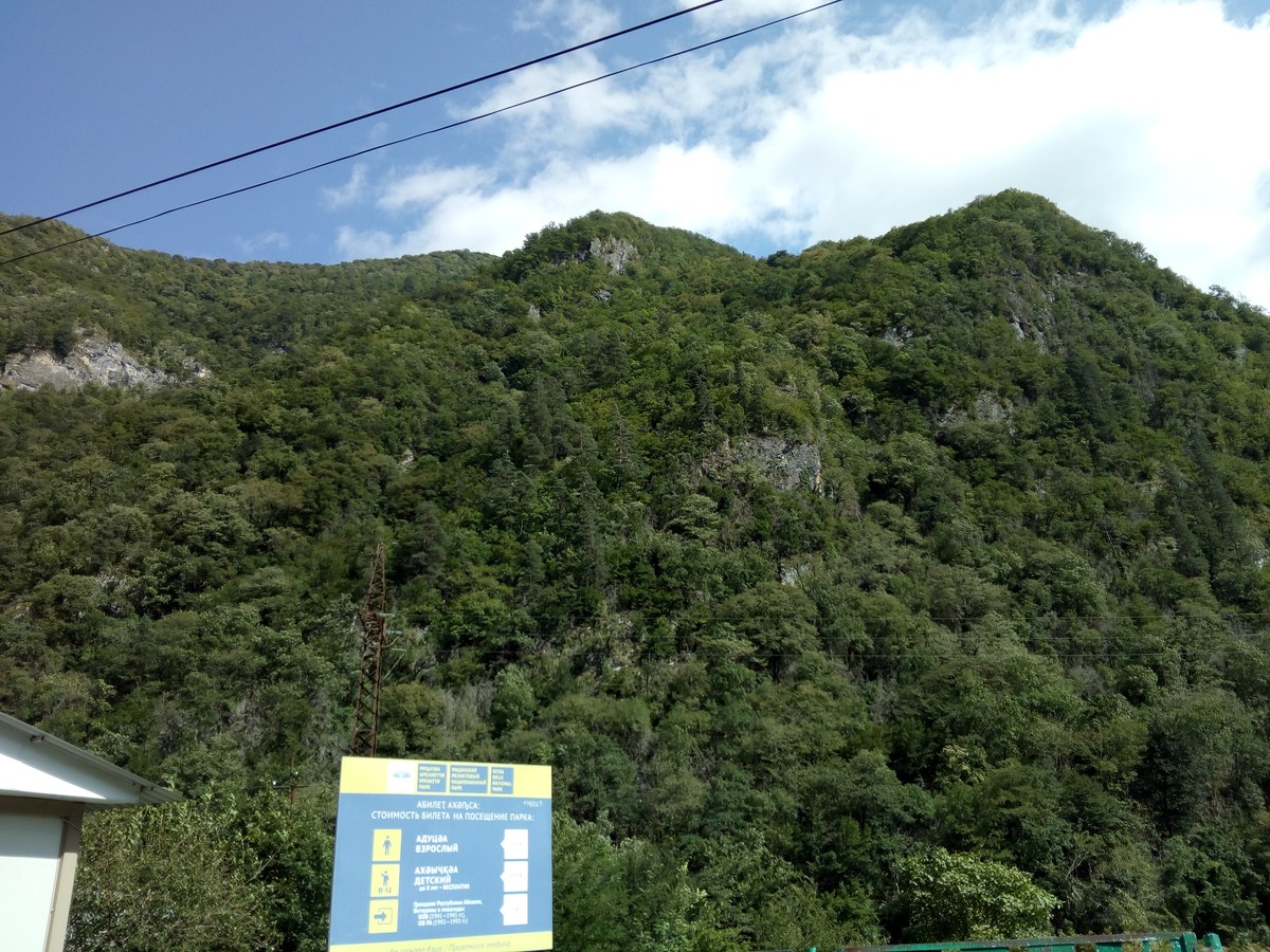 Горы. Поездка на озеро Рица.