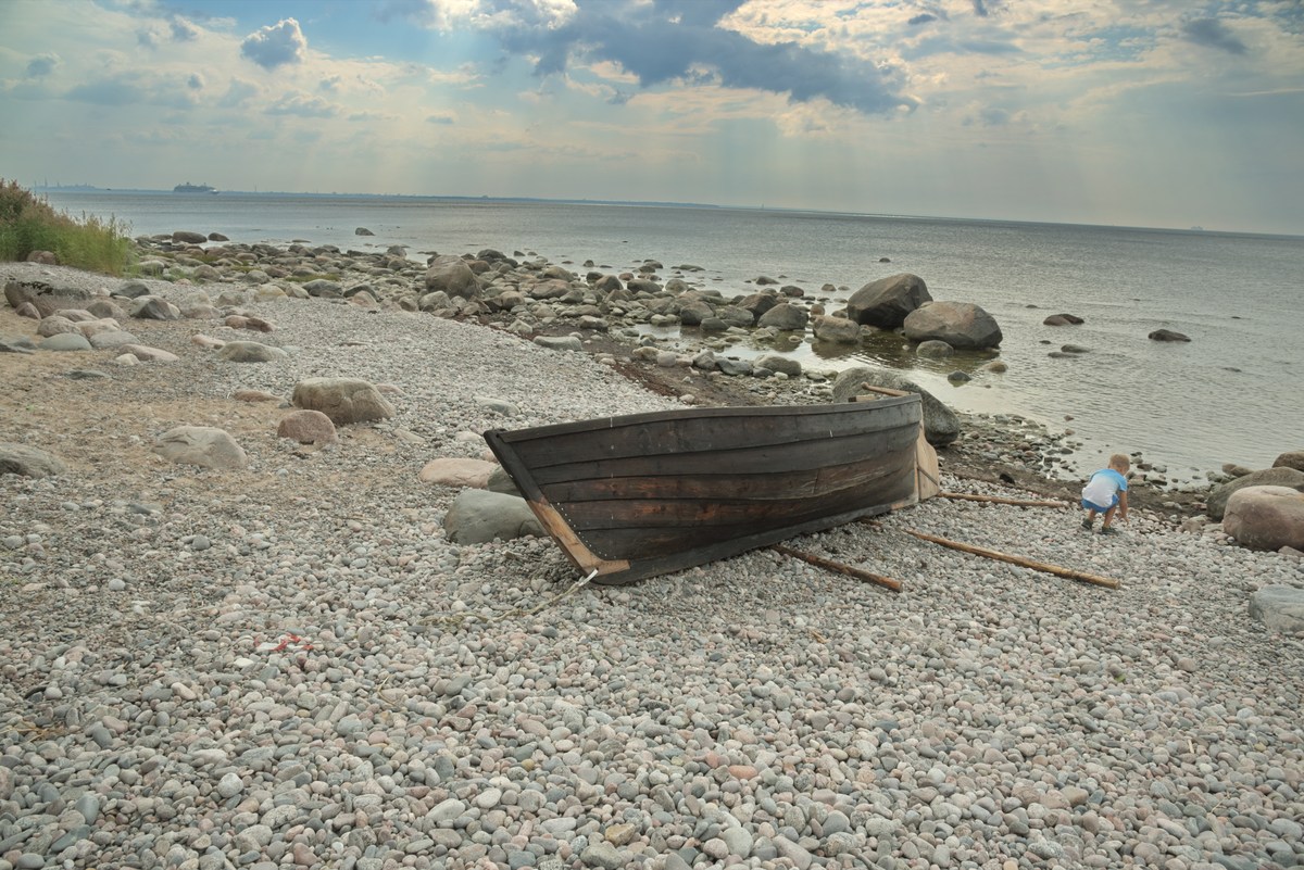 Берег и лодки. Музей на открытом воздухе Виимси, 2.