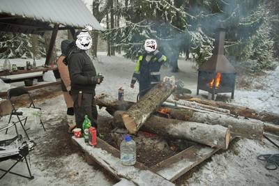 Зимний пикник в Оанду (Oandu telkimisala)