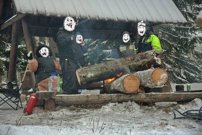 Зимний пикник в Оанду (Oandu telkimisala)