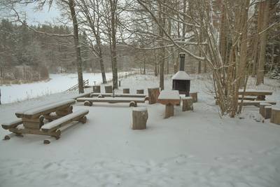 Зимний пикник в Оанду (Oandu telkimisala)