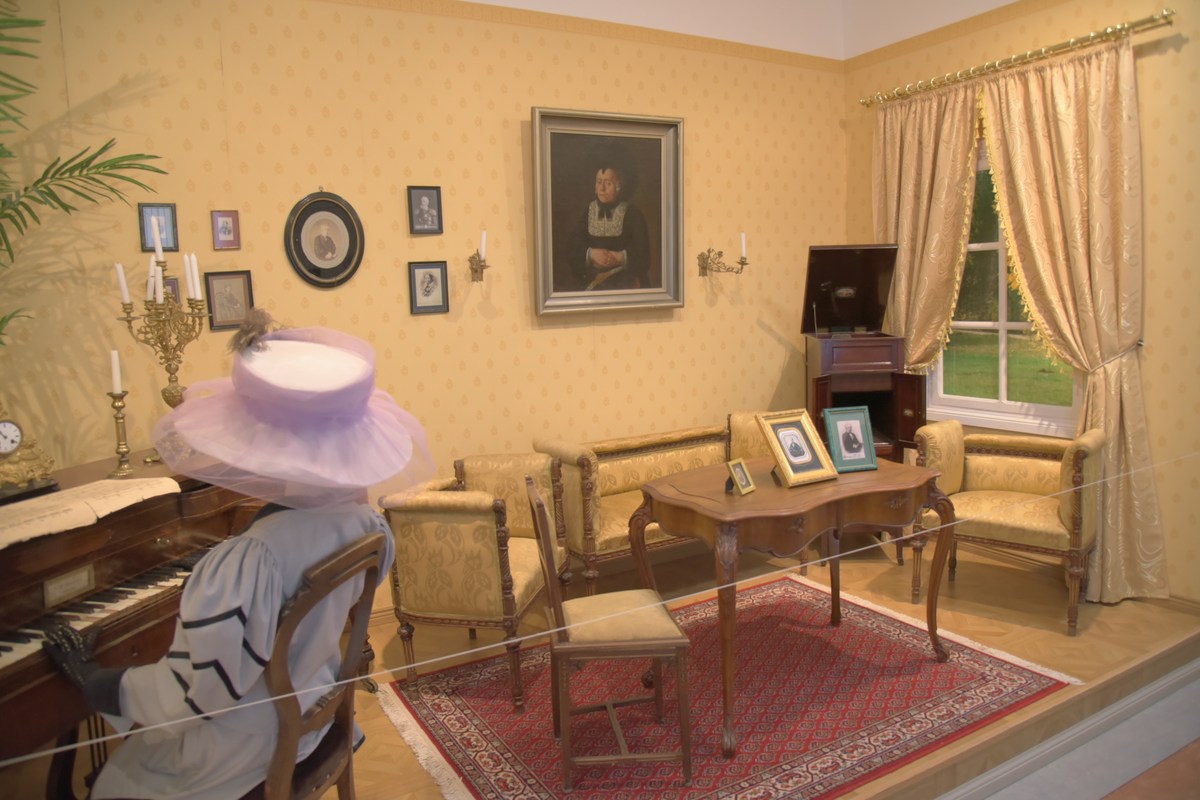 Комната.  Музей Ярвамаа.