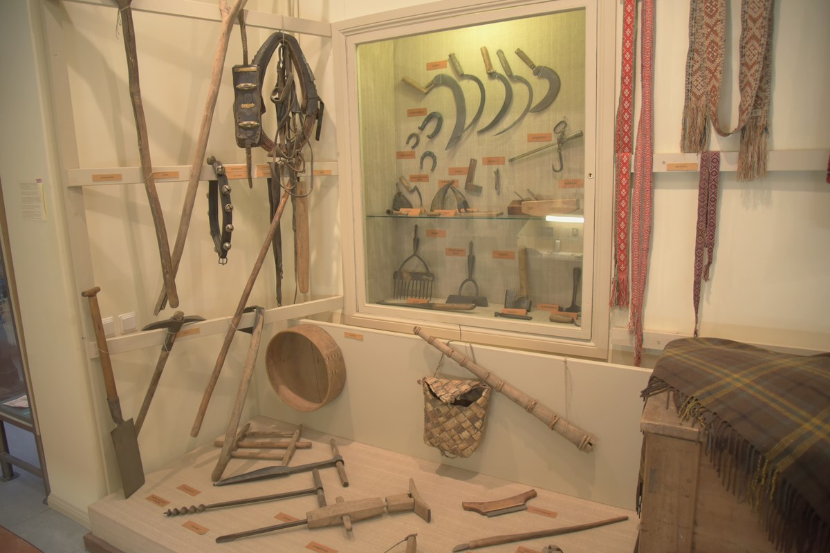 Деревенский инструмент. Музей Ярвамаа.