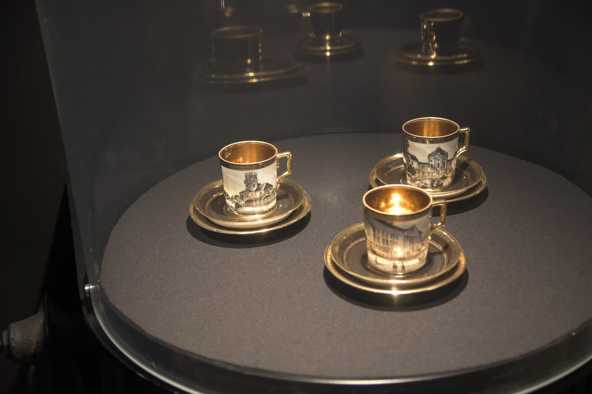 Чашки.  Исторический музей Тартуского университета.