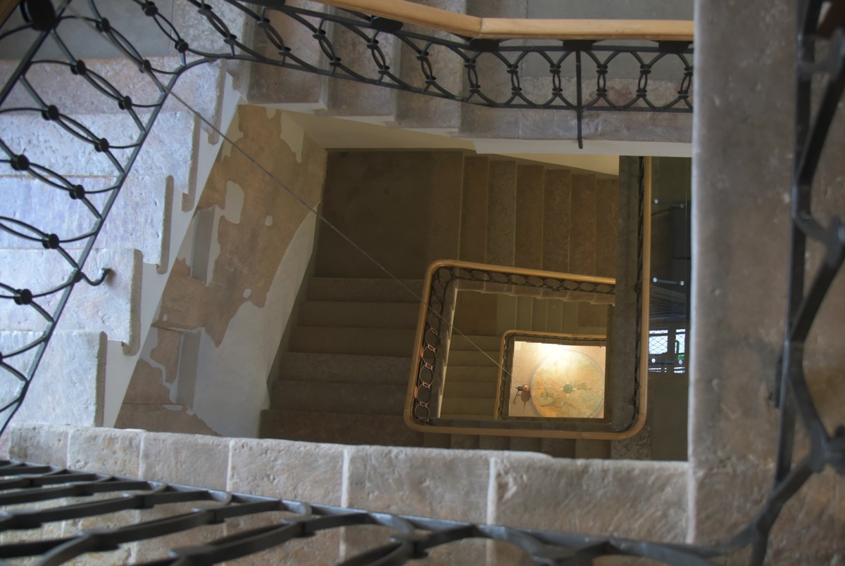 Лестница. Исторический музей Тартуского университета.