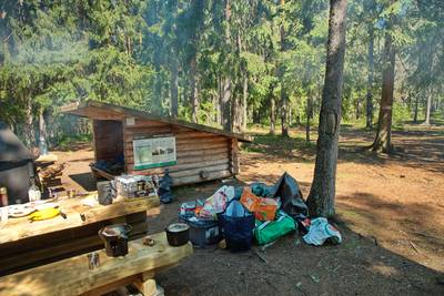 место для костра Ныммевески. Nõmmeveski lõkkekoht