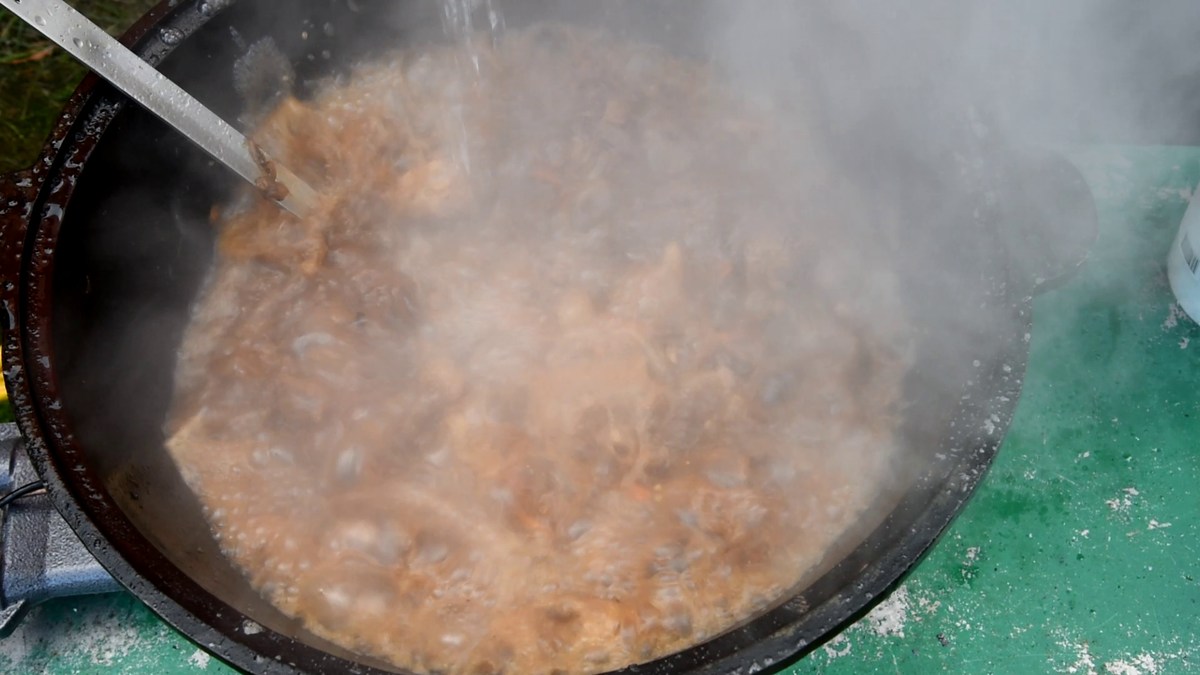  Делаем плов без костра. 