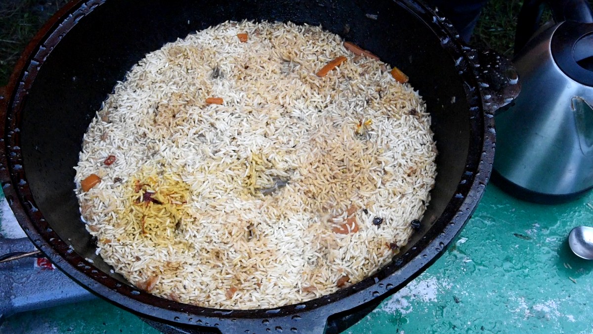 плов. Делаем плов без костра. 