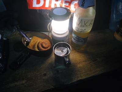 Эстония. Лесной дом Вялламяе и пикниковое место.